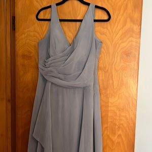 Dust blue Azazie dress size 12